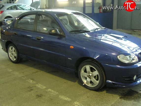 2 099 р. Молдинги (накладки на двери) ATLA Daewoo Lanos T150 рестайлинг, седан (2000-2009) (Неокрашенные)  с доставкой в г. Самара