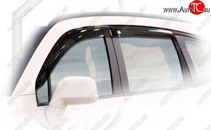 2 199 р. Дефлектора окон CA-Plastiс Chevrolet Orlando (2011-2018) (Classic полупрозрачный, Без хром.молдинга)  с доставкой в г. Самара