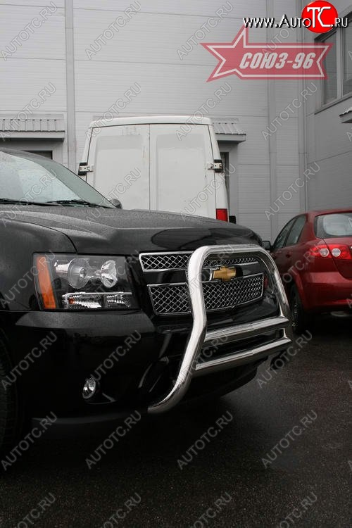 29 699 р. Защита переднего бампера Souz-96 (d76) Chevrolet Tahoe GMT900 5 дв. (2006-2013)  с доставкой в г. Самара