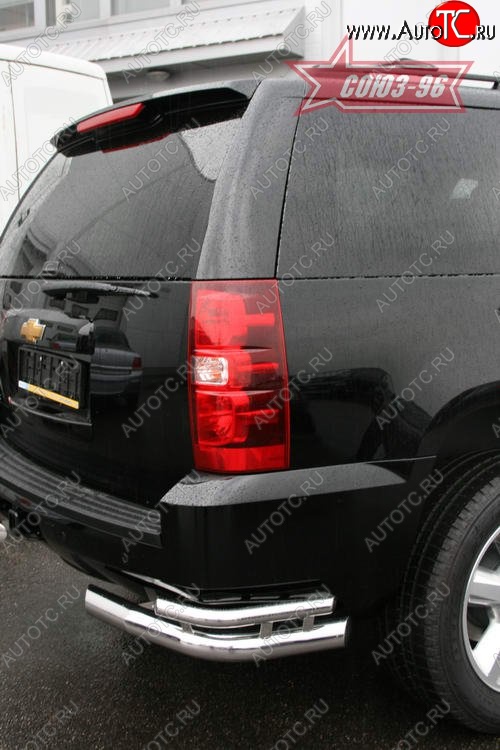 21 599 р. Защита заднего бампера Souz-96 (d76/42) Chevrolet Tahoe GMT900 5 дв. (2006-2013)  с доставкой в г. Самара