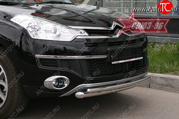 15 749 р. Защита переднего бампера двойная Souz-96 (d460/42) CITROEN C-crosser (2007-2012)  с доставкой в г. Самара