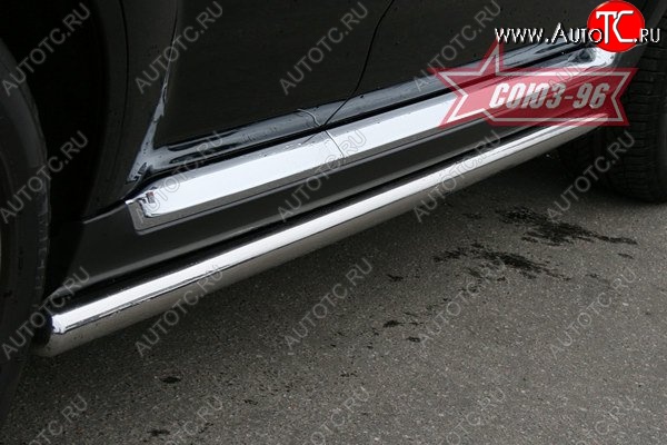 11 474 р. Защита порогов Souz-96 (d60) CITROEN C-crosser (2007-2012)  с доставкой в г. Самара