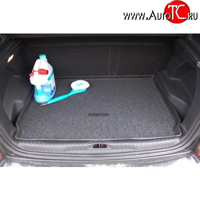 1 249 р. Коврик в багажник Aileron (полиуретан, покрытие Soft)  CITROEN C3 Picasso  дорестайлинг (2008-2012)  с доставкой в г. Самара