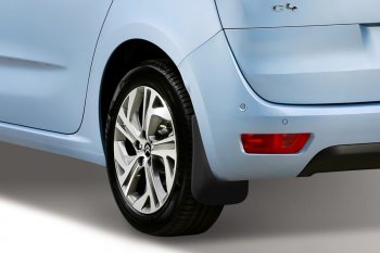 1 499 р. Брызговики REIN (стандарт) CITROEN C4 Grand Picasso (2014-2016) (Задние)  с доставкой в г. Самара. Увеличить фотографию 2