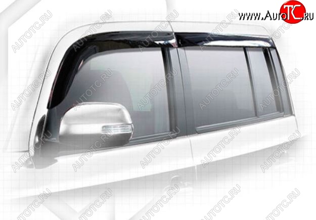 2 159 р. Дефлектора окон (M401S, M402S, M411S) CA-Plastiс Daihatsu Coo (2005-2012) (Classic полупрозрачный, Без хром.молдинга)  с доставкой в г. Самара