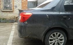 1 959 р. Лип спойлер K2 Datsun on-DO седан дорестайлинг (2014-2019) (Неокрашенный)  с доставкой в г. Самара. Увеличить фотографию 2