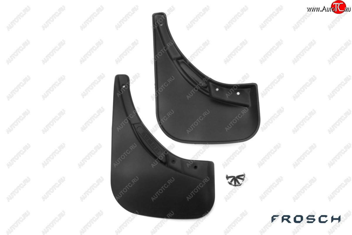 2 379 р. Брызговики задние Frosch Fiat 500 312,FF дорестайлинг хэтчбэк 3 дв. (2007-2015)  с доставкой в г. Самара