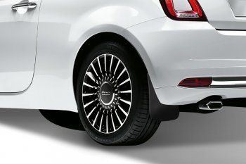 2 379 р. Брызговики задние Frosch Fiat 500 312,FF дорестайлинг хэтчбэк 3 дв. (2007-2015)  с доставкой в г. Самара. Увеличить фотографию 2