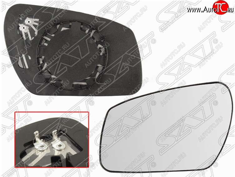 739 р. Полотно зеркала SAT (сферическое с обогревом) Ford Mondeo Mk3,B4Y дорестайлинг, седан (2000-2003)  с доставкой в г. Самара