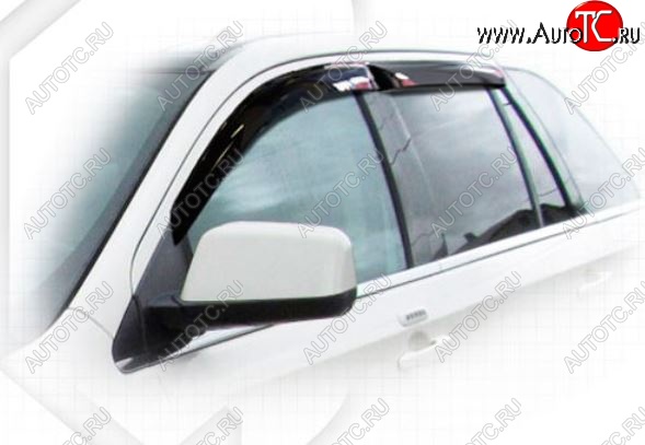 1 999 р. Дефлектора окон CA-Plastiс Ford Edge U387 дорестайлинг (2006-2010) (Classic полупрозрачный, Без хром.молдинга)  с доставкой в г. Самара