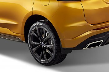 2 379 р. Брызговики Frosch (optimum, в пакете) Ford Edge U387 рестайлинг (2011-2015) (Задние)  с доставкой в г. Самара. Увеличить фотографию 3
