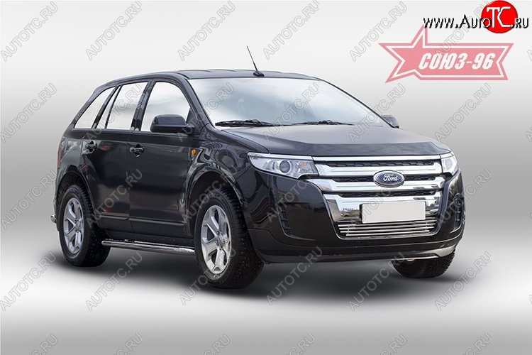 7 424 р. Декоративный элемент воздухозаборника Souz-96 (d16) Ford Edge CD539 дорестайлинг (2015-2018)  с доставкой в г. Самара