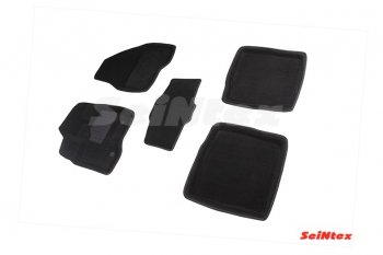 Комплект ковриков в салон 3D с текстильным покрытием Seintex Ford Explorer  U502 (2010-2016) дорестайлинг
