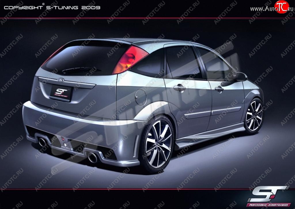 28 999 р. Задний бампер ST3 Ford Focus 1 хэтчбэк 5 дв. дорестайлинг (1998-2002)  с доставкой в г. Самара