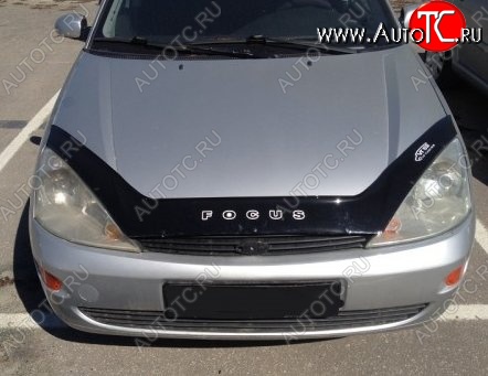999 р. Дефлектор капота Russtal (длинный) Ford Focus 1 седан дорестайлинг (1998-2002)  с доставкой в г. Самара