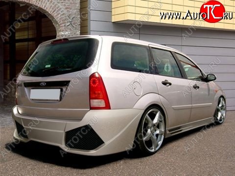 25 899 р. Задний бампер (универсал) Golardo Ford Focus 1 универсал дорестайлинг (1998-2002)  с доставкой в г. Самара