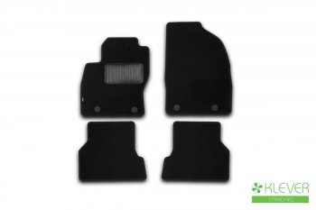 Коврики в салон Klever Standard (текстиль) Ford Focus 2  седан дорестайлинг (2004-2008) (Черный)