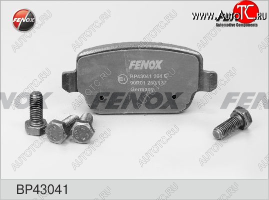 1 499 р. Колодка заднего дискового тормоза FENOX Ford Mondeo Mk4,DG дорестайлинг, универсал (2007-2010)  с доставкой в г. Самара