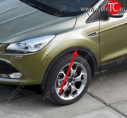 154 р. Молдинг передней левой арки крыла под датчик INPART Ford Kuga 2 дорестайлинг (2013-2016)  с доставкой в г. Самара
