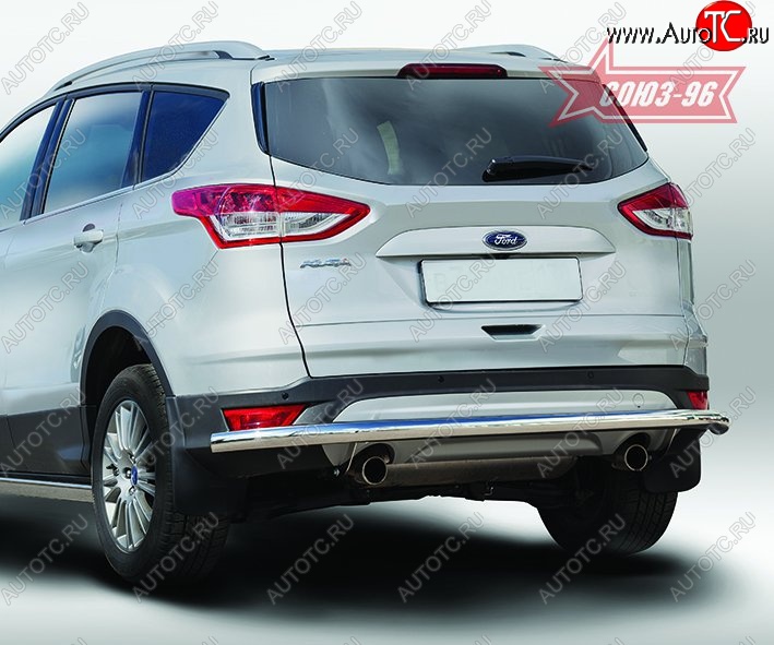 15 029 р. Защита заднего бампера Souz-96 Long (d60) Ford Kuga 2 дорестайлинг (2013-2016)  с доставкой в г. Самара