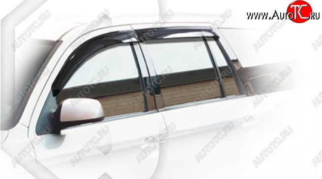2 079 р. Дефлектора окон CA-Plastiс Ford Mondeo Mk3,BWY дорестайлинг, универсал (2000-2003) (Classic полупрозрачный, Без хром молдингов)  с доставкой в г. Самара