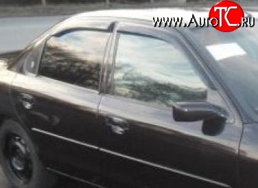 999 р. Комплект дефлекторов окон (ветровиков) 4 шт. Russtal Ford Mondeo Mk2,BFP  седан (1996-2000)  с доставкой в г. Самара