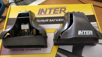 2 499 р. Комплект опор багажника Inter  Ford Mondeo (2007-2014) Mk4,BD дорестайлинг, седан, Mk4,DG дорестайлинг, универсал, Mk4,BD рестайлинг, седан, Mk4,DG рестайлинг, универсал  с доставкой в г. Самара. Увеличить фотографию 2