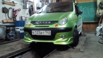 3 999 р. Накладка переднего бампера Sport-Line Daewoo Matiz M100 дорестайлинг (1998-2000)  с доставкой в г. Самара. Увеличить фотографию 2