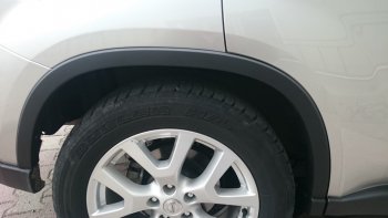 3 789 р. Молдинг арки крыла SAT (Передний, левый) Nissan X-trail 2 T31 дорестайлинг (2007-2011) (Неокрашенный)  с доставкой в г. Самара. Увеличить фотографию 2