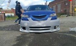 8 499 р. Передний бампер Mazda Speed  Mazda 3/Axela  BK (2003-2006) дорестайлинг седан (Неокрашенный)  с доставкой в г. Самара. Увеличить фотографию 11