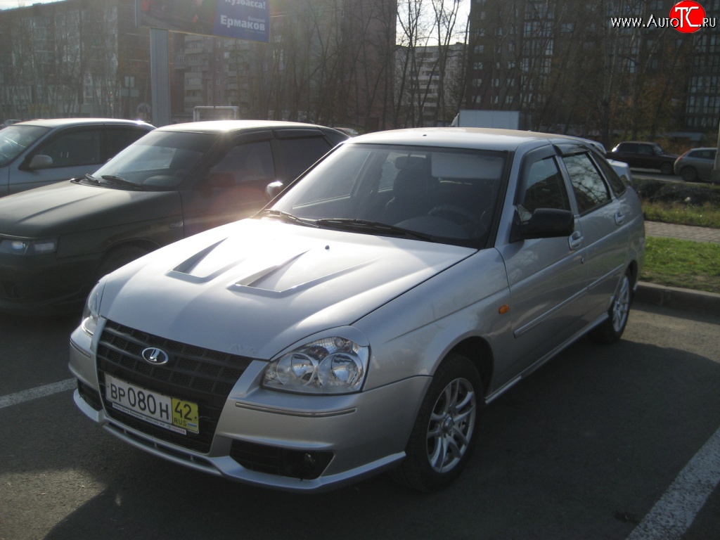 12 999 р. Пластиковый капот AVR  Лада Приора ( 2170,  2171,  2172,  21728) (2007-2018) седан дорестайлинг, универсал дорестайлинг , хэтчбек дорестайлинг, купе дорестайлинг, купе рестайлинг, седан рестайлинг, универсал рестайлинг, хэтчбек рестайлин (Неокрашенный, Без отверстий)  с доставкой в г. Самара