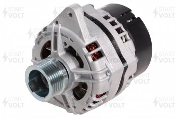 4 899 р. Генератор (105A / 14В / поликлиновой ремень) (ДВС 4216) START VOLT ГАЗ 3102 Волга (1981-2008)  с доставкой в г. Самара. Увеличить фотографию 4