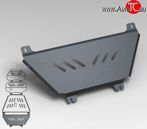 3 599 р. Защита раздаточной коробки Novline (2.4, МКПП, 3 мм) Great Wall Safe (2001-2010)  с доставкой в г. Самара