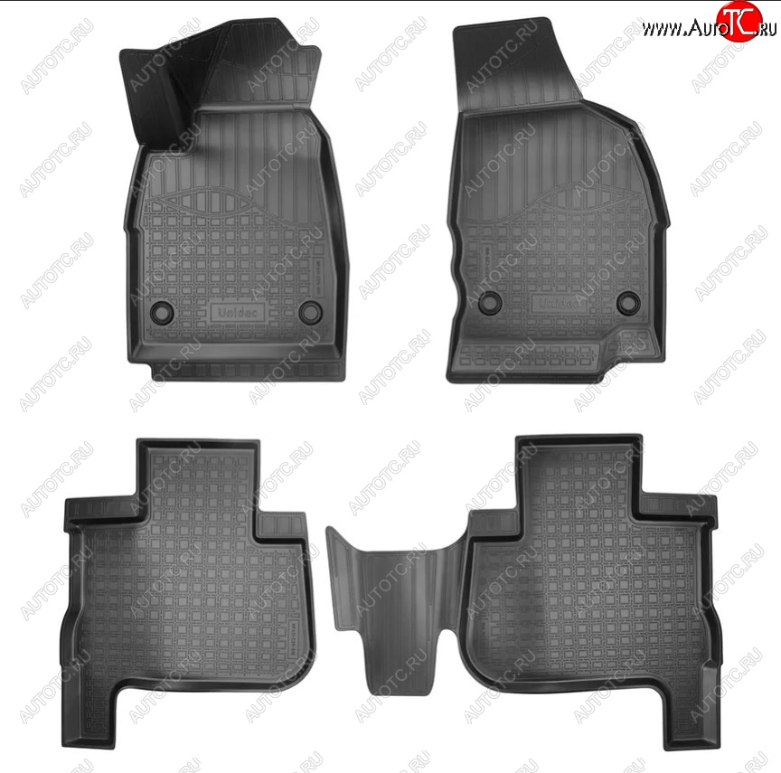 2 769 р. Коврики салона Norplast Unidec Great Wall Wingle 7 пикап (2018-2023) (Цвет: черный)  с доставкой в г. Самара