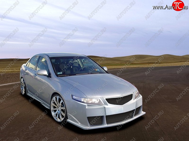 3 649 р. Реснички на фары EVO Honda Accord 7 CL седан дорестайлинг (2002-2005)  с доставкой в г. Самара
