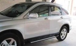 5 349 р. Комплект дефлекторов окон СТ Honda CR-V RE1,RE2,RE3,RE4,RE5,RE7 дорестайлинг (2007-2010)  с доставкой в г. Самара. Увеличить фотографию 2