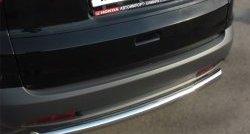 13 449 р. Одинарная защита заднего бампера из трубы диаметром 63 мм SLITKOFF Honda CR-V RM1,RM3,RM4 дорестайлинг (2012-2015)  с доставкой в г. Самара. Увеличить фотографию 2