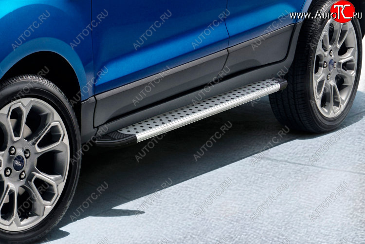 17 399 р. Пороги алюминиевые Slitkoff Honda CR-V RM1,RM3,RM4 дорестайлинг (2012-2015) (Standart Silver)  с доставкой в г. Самара