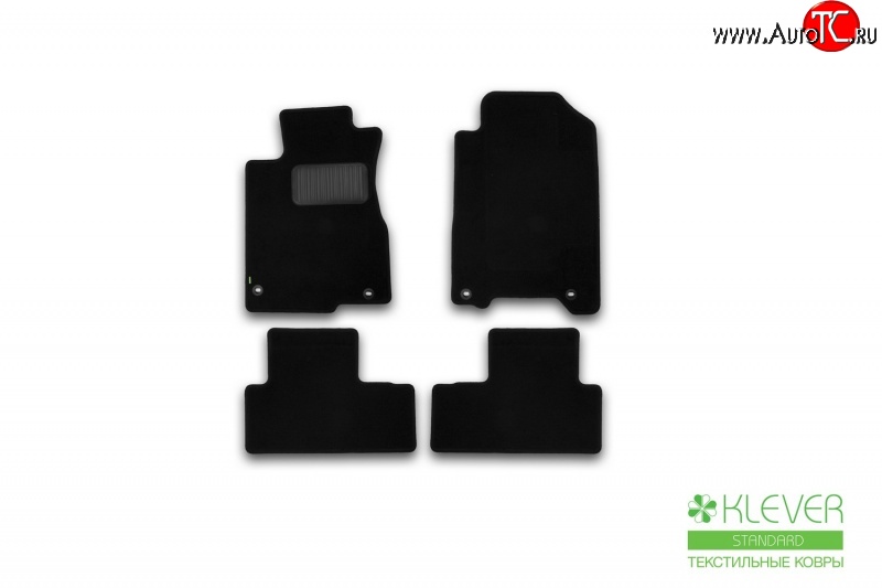 339 р. Коврики в салон Klever Standart. (текстиль) Honda CR-V RM1,RM3,RM4 дорестайлинг (2012-2015) (для обычного авто)  с доставкой в г. Самара