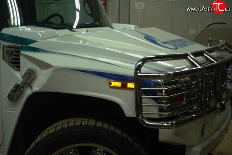 38 999 р. Пластиковый капот M-VRS HUMMER H2 (2002-2009) (Неокрашенный)  с доставкой в г. Самара
