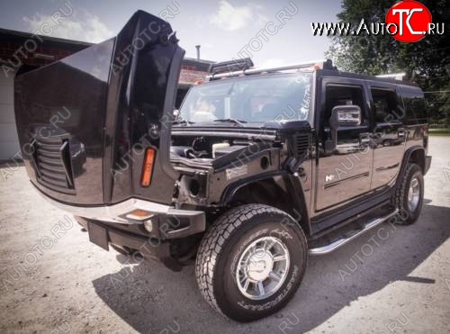 29 999 р. Пластиковый капот STOCK DESIGN HUMMER H2 (2002-2009) (Неокрашенный)  с доставкой в г. Самара