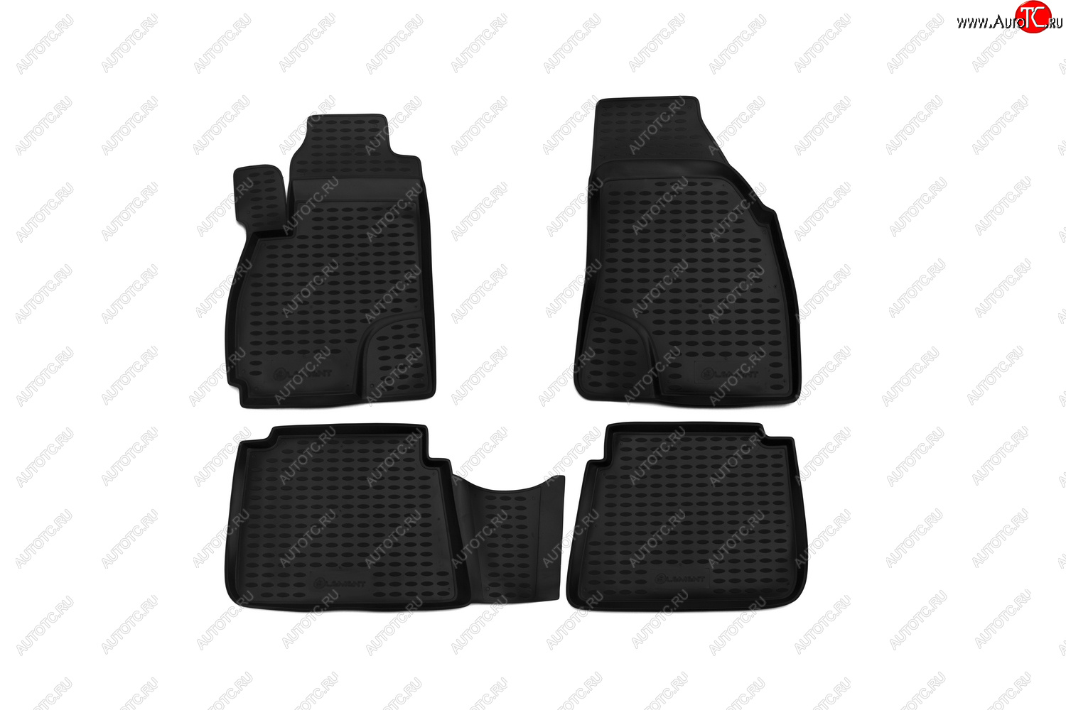 2 499 р. Коврики в салон Element (полиуретан) Hyundai Santa Fe SM (2000-2012) (Черные)  с доставкой в г. Самара