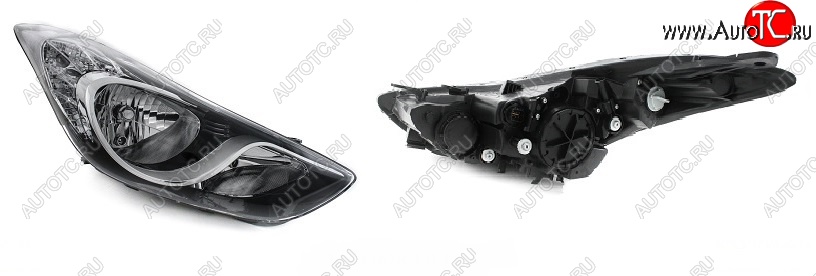 3 249 р. Фара BRIGHTROAD (с мех. корректором, правая) Hyundai Elantra MD дорестайлинг (2010-2013)  с доставкой в г. Самара