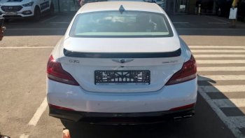 7 949 р. Спойлер на багажник АвтоКрат Hyundai Genesis DH седан рестайлинг (2014-2017) (Неокрашенный)  с доставкой в г. Самара. Увеличить фотографию 5