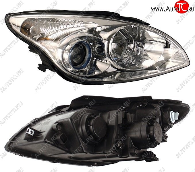 7 299 р. Правая передняя фара SAT Hyundai I30 FD хэтчбек дорестайлинг (2007-2010)  с доставкой в г. Самара
