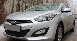1 839 р. Сетка на бампер Russtal (черная) Hyundai I30 2 GD дорестайлинг, хэтчбэк 5 дв. (2011-2015)  с доставкой в г. Самара. Увеличить фотографию 3