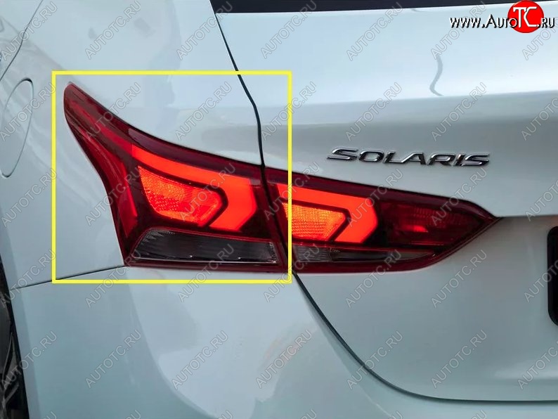 19 799 р. Фара задняя левая Стандартная (светодиодная) Hyundai Solaris HCR седан дорестайлинг (2017-2020)  с доставкой в г. Самара