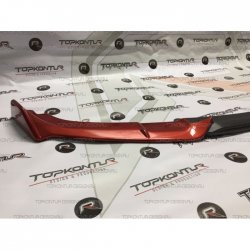 4 299 р. Накладка на задний бампер (хетчбек) Topkontur  Hyundai Solaris  RBr (2010-2014) седан дорестайлинг (Тисненая поверхность, Неокрашенная)  с доставкой в г. Самара. Увеличить фотографию 2