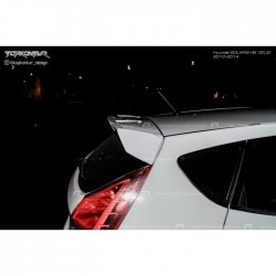 5 699 р. Спойлер TopKontur Design  Hyundai Solaris  RBr (2010-2017) хэтчбэк дорестайлинг, хэтчбэк рестайлинг (Неокрашенный)  с доставкой в г. Самара. Увеличить фотографию 6