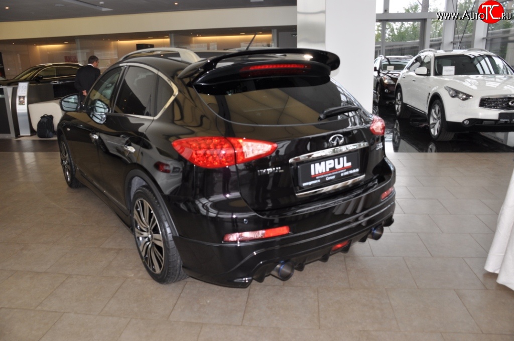 31 249 р. Накладка на задний бампер Impul INFINITI EX35 J50 (2007-2013) (Неокрашенная)  с доставкой в г. Самара